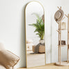 JHK 64"x21" Ganzkörper-Wandspiegel, stehend, hängend oder anlehnend, Wandspiegel mit Ständer, Rahmen aus Aluminiumlegierung, Wohnzimmer