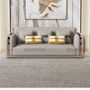 Luxury Fancy Living Room Sofa Genuine Leather Designer Italian Sofa Loveseat Single Canape Salon De Luxe Apartment Furniture
