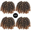 Synthetic Ombre Braiding Hair Jumpy Wand Curl Crochet Braids Hair Extension for Black Women Jamaican Bounce Curly Hair For Women