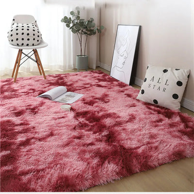40x60cm Teppich Batik Plüsch Weiche Fußmatte für Wohnzimmer Schlafzimmer Antirutsch-Teppich