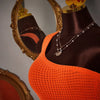 2026 Y2K TikTok Hot One Shoulder Crochet Dress Orange Fringe Bodycon Mini Dress for Vacation Party Clubwear