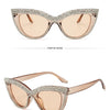 Blumen Katzenaugen Retro Strass Sonnenbrille für Damen Elegant Fashion Herren Trend Designer Outdoor Party Sonnenbrillen Eyewear