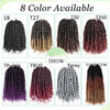 Pre-twisted Passion Twist Crochet Hair for Black Women Crochet Braids Pre-looped Synthetic Braiding Hair Extensions