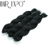 26Inch Vixen Crochet Bulk Hair Synthetic Jumbo Braids Fluffy Yaki Straight Crochet Hair Afro Kinky Curly Braiding Hair Extension
