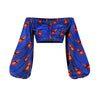 Afrikanische Kleider für Damen, Herbst, 2-teiliges Set, Damen, lange Ärmel, schulterfrei, mit Feder-Dashiki-Print, geteilte Röcke, afrikanische Kleidung