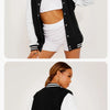New York 1985 Letter Prints Jackets Women Hip Hop Baseball Uniform Personality Street Casual Jacket Warm Soft Womans Clothing