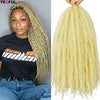 Yeaful 18 Inch Synthetic Marley Twist Braiding Hair Red Black Brown Ginger Bug Blonde #4 Pre Looped Marley Twists Crochet Hair