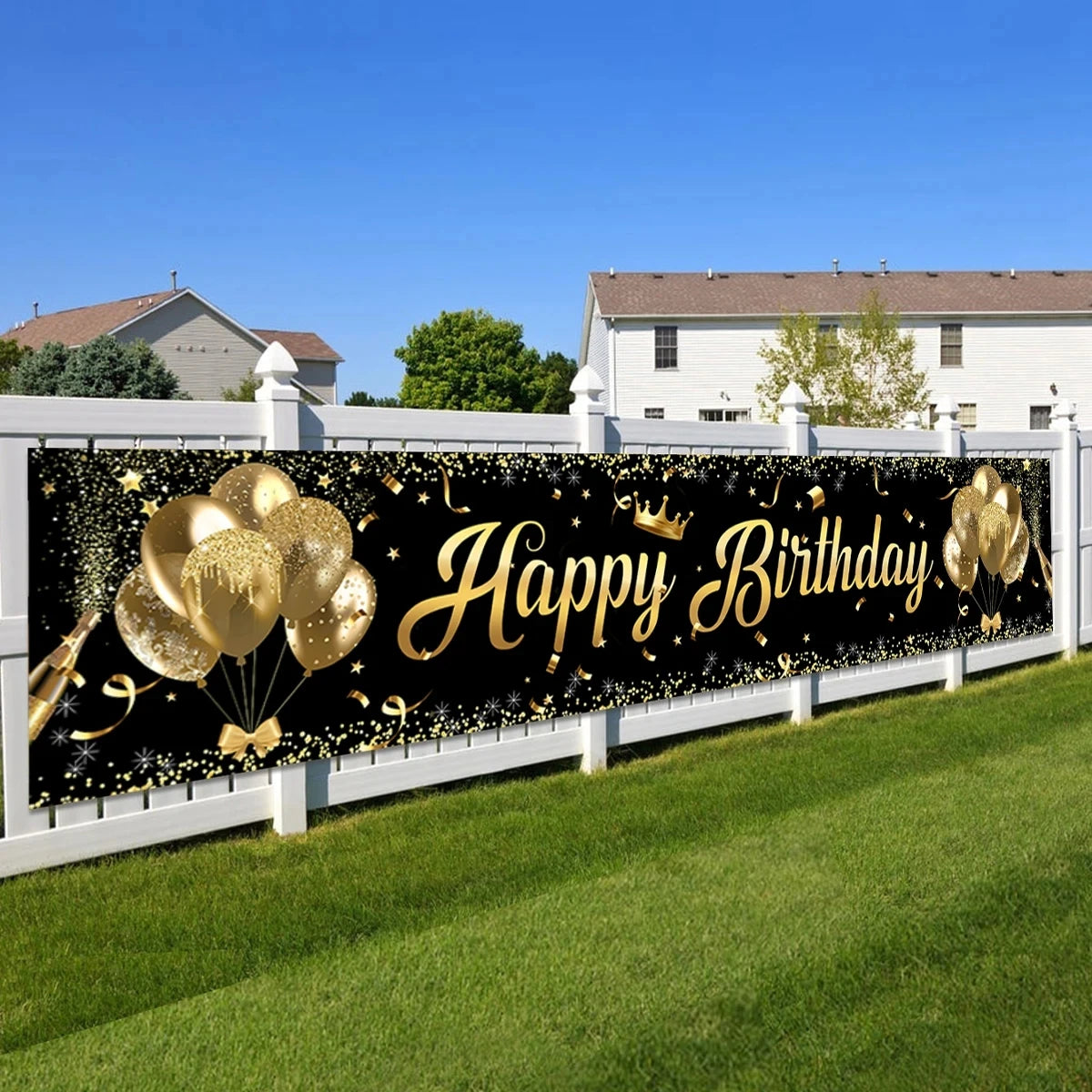 Alles Gute zum Geburtstag Banner Geburtstagsparty Dekoration Kinder Jungen Mädchen Babyparty Dekoration Girlande Wimpelkette Flaggen Jahrestag