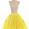 Multi-layer Tulle Tutu Skirts Fuchsia 6 Layers Fluffy Petticoat Underskirt Princess Ball Gown Women Halloween Party Skirt
