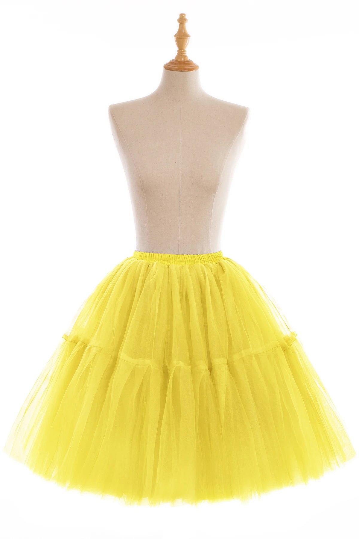 Multi-layer Tulle Tutu Skirts Fuchsia 6 Layers Fluffy Petticoat Underskirt Princess Ball Gown Women Halloween Party Skirt