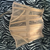 Women Abdomen Tight Corset Crops Under Bust Bustiers Breathable Mesh Waist Girdle With Bones Slimming Lace Up Bodices