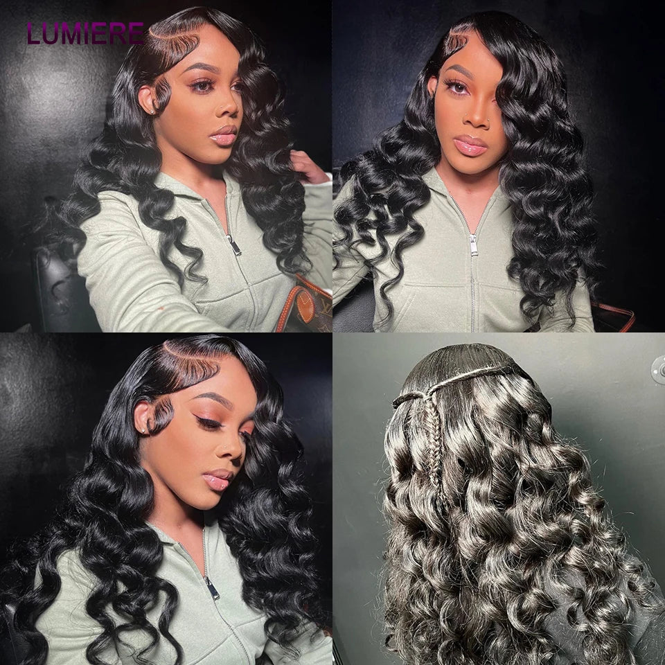 15A Loose Deep Wave Bundle With HD Closure 4X4 5x5 6x6 100% Virgin Brazilian Hair Weave Bundles 3/4 Bundle Deal  8-40" Wholeasle