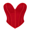 Women'S Strapless Solid Bustier Corset Fishbone Push Up Waist Trainer Crop Tops Sleeveless Backless Padded Bandeau Bikini Top