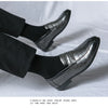 High Quality Leather Shoes Men British Style Wedding Business Brogue Shoes For Men Size 48 Men's Dress Shoes Formal Leather Male
