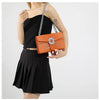Crocodile Embossed Shoulder Bags For Women Flap PU Leather Fashion Rhinestone Decor Small Square Crossbody Bag Designer Handbag