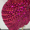 Women Sexy Sparkly Rhinestones Sequins Off The Shoulder Mesh Mini Dress Birthday Party Nightclub Dancer Stage PhotoShoot Costume