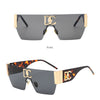 Neue 2024 Luxus Designer Square Sonnenbrillen Frauen Mode Trendy Punk Sonnenbrille Damen Farbverlauf Shades Brillen Oculos UV400