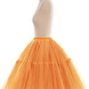 Multi-layer Tulle Tutu Skirts Fuchsia 6 Layers Fluffy Petticoat Underskirt Princess Ball Gown Women Halloween Party Skirt