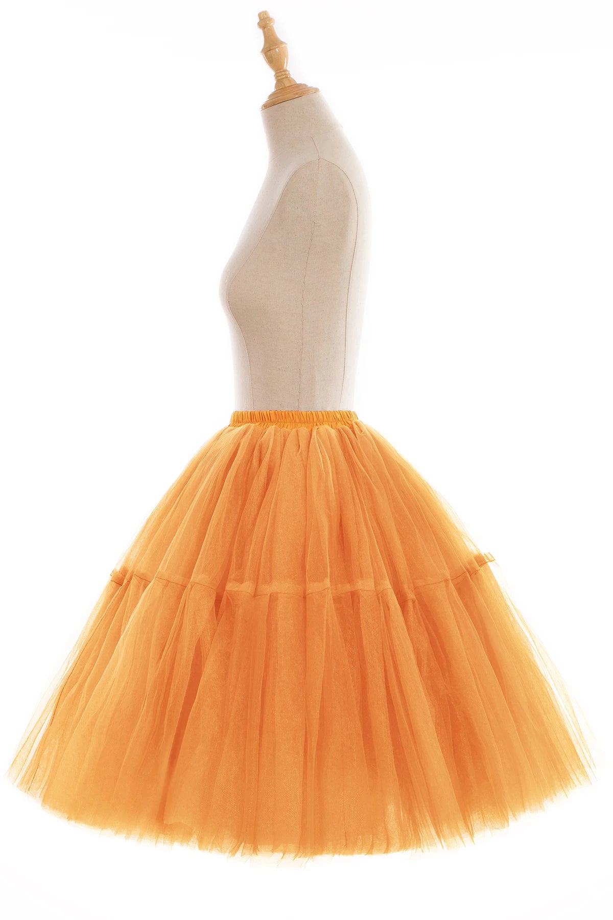 Multi-layer Tulle Tutu Skirts Fuchsia 6 Layers Fluffy Petticoat Underskirt Princess Ball Gown Women Halloween Party Skirt