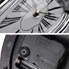 Surreal Melting Clock Silent Melted Wall Clock Salvador Dali Style Wall Watch for Decorative Home Office Shelf Desk Table Gift