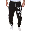 Men's Active Sweatpants Letter Print Joggers Trousers Drawstring Elastic Waist Fitness Gym Sports Pants Autumn Winter