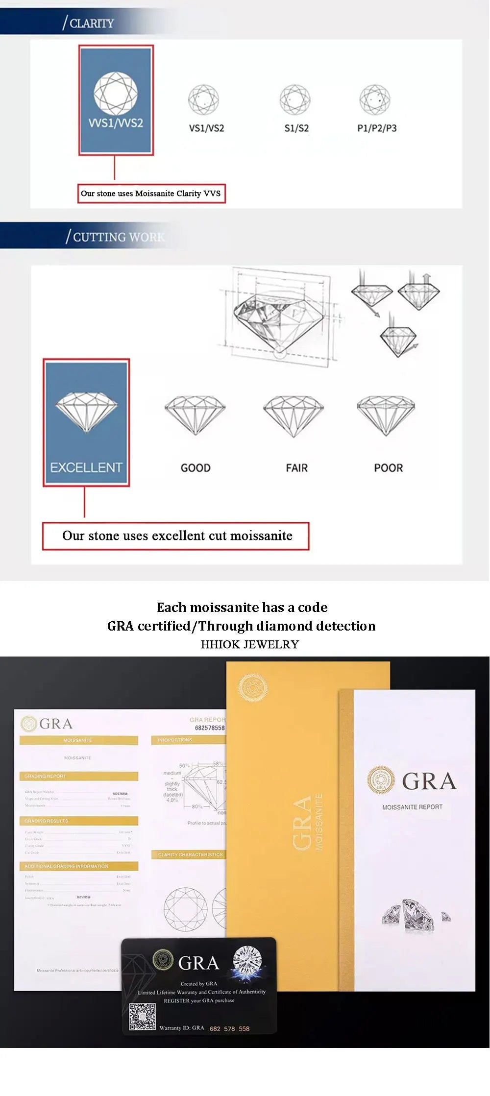 Pass Diamond Test Hip Hop Jewelry VVS1 Stone Shiny 2row 3row Men Women 925 Sterling Silver Necklace Moissanite Cuban Link Chain