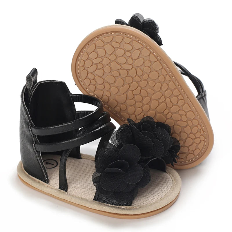 Sommer Coole Baby Mädchen Sandalen Mode Neugeborenen Sandale Idyllische Blume Weiche Anti-Rutsch Kleinkind Gummisohle Bequeme Schuhe