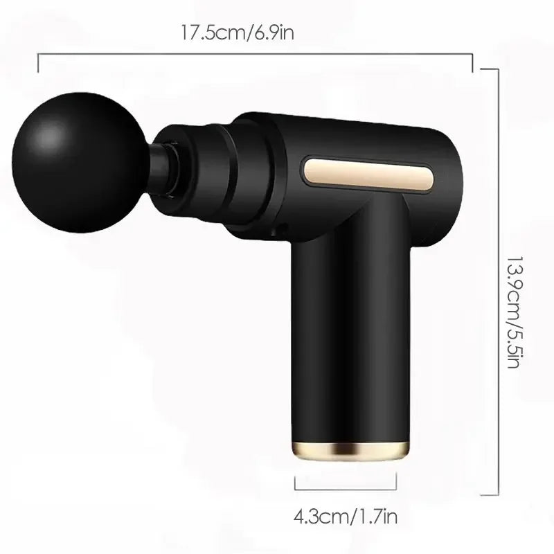 Mini Faszienpistole Kabellose Massagepistole Muskelentspannungs-Massagegerät Nackenmembran Rob Nackenwirbelsäulen-Massageinstrument