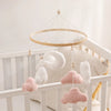 Baby-Kinderbett-Mobile-Rassel-Spielzeug 0-12 Monate Säugling Weicher Filz Teddy Samt Rosa Bär Bettglocke Hängendes Spielzeug Halterung Babybett Mädchen Spielzeug