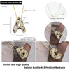 MHS.SUN Neue Leopard Bubble Buchstabenkette Vergoldet Chunky Bubble Zirkon 26 Initialen Anhänger Halskette Frauen Modeschmuck