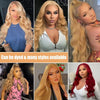 #27 Honigblond Echthaarperücken 13X4 Transparent Spitze Vorgezupfte Body Wave Echthaar Lace Frontal Perücke 200 Dichte 20-32 Zoll