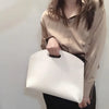 Damenhandtasche, neue Aktentasche mit großem Fassungsvermögen, modische, vielseitige Pendler-Tasche, Leder-Aktentasche, Umschlag-Clutch-Tasche