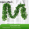 1/6pcs 2.2M Artificial Plant Green Leaves Ivy Wall Hanging Vine Plants Wedding Home Decor Garden DIY Garden Decoration