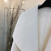 2024 New Winter Real Natural Fox Fur Pocket Coat Ladies Outwear Female Coat Cashmere Wool Woolen Women Luxury Jacket