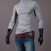 Thermal Underwear Tops Men Winter Clothes Thermal Shirt Autumn Men's Winter Tights High Neck Thin Slim Fit Long Sleeve T-shirt