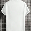 Paris Romantic City Letter Graphic Print Tees Men T-Shirt Summer Loose Clothing Loose Cotton Oversize Tshirt Street Soft Tops