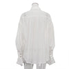 Tossy Lässige lockere durchsichtige Hemden Damen Herbst Revers Langarm Patchwork Bluse Top Streetwear weibliche einfarbige Hemden Top