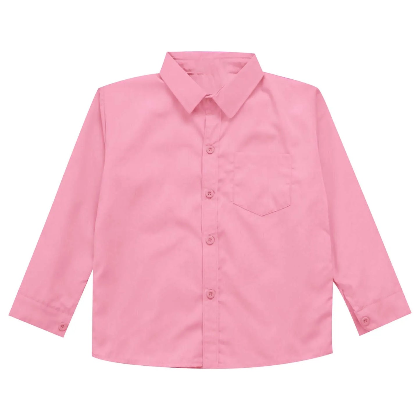 Autumn Kids Shirts for Boy Casual Gentleman Formal Dress Shirt Button-Down Shirt Handsome Boy Long Sleeve Tops Children Clothes