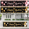 Alles Gute zum Geburtstag Banner Geburtstagsparty Dekoration Kinder Jungen Mädchen Babyparty Dekoration Girlande Wimpelkette Flaggen Jahrestag