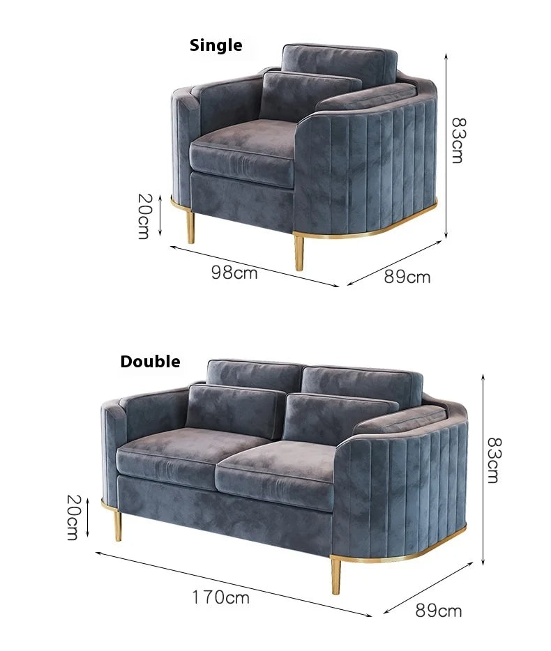 Moderne elegante Wohnzimmer Sofas Designer Grüne Boden Sessel Sofagarnituren Lounge Schnittsofas Divani Da Soggiorno Schlafzimmermöbel