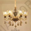 Kronleuchter Wohnzimmer Groß Luxus Kristall Lampe Esszimmer Schlafzimmer Dekoration Französischer Retro Kronleuchter Beleuchtung