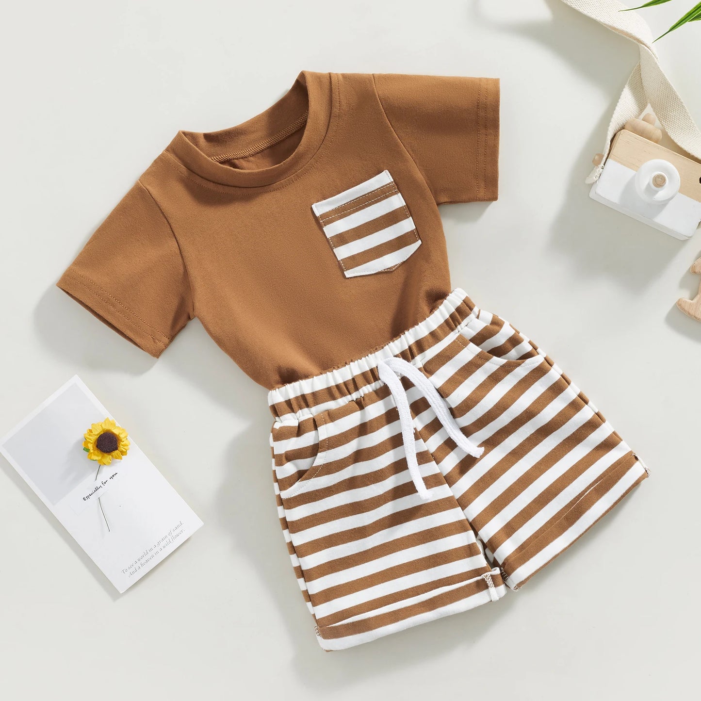ma&baby 0-3Y Toddler Infant Baby Boy Girl Clothes Sets Casual Short Sleeve T-shirt Tops Shorts Summer Outfits Clothing
