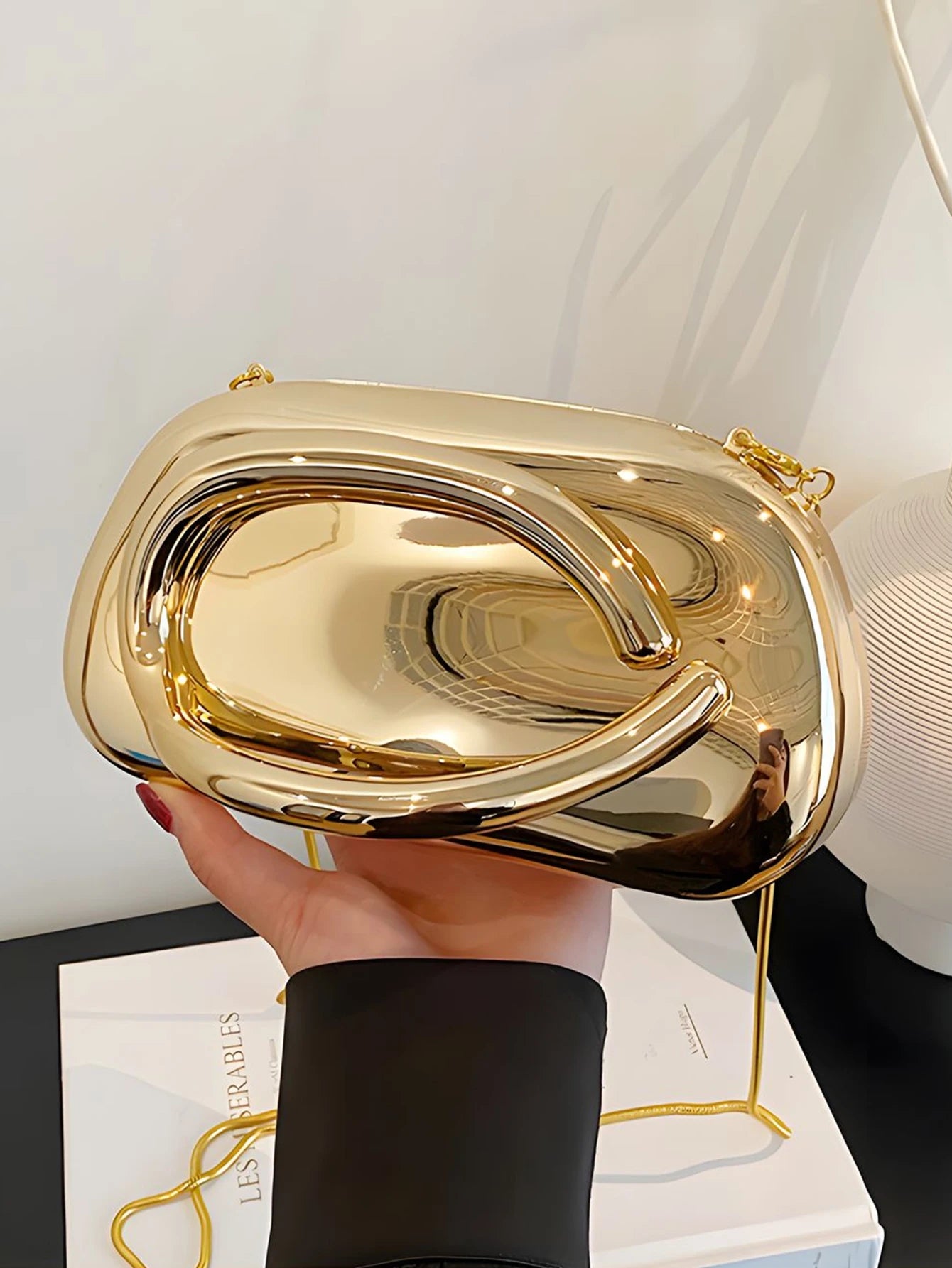 Mode Elegante Metallverschluss Boxförmige Umhängetaschen Damen Abendtaschen Hochzeit Mini Damen Geldbörse Party Niedliche Geldbörse Clutch