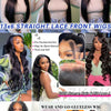 Ready to Wear Glueless Wig Straight 13x6 Transparent Lace Frontal Wig 30 34inches Human Hair Bone Straight 6x4 Lace Frontal Wigs