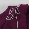 2 Pieces Women's Sets Autumn Winter Long Sleeve Pearl Blazers Suit Tops And Pants Suits Two Piece Set Tracksuit Outfit 2025