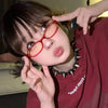 Neue Y2K-Retro-Brille, blaugrün, eckig, kleiner Rahmen, Damen-Anti-Blaulicht-Brille, Mode-Brillengestell 2024