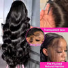 20 40 Inch Body Wave 360 Full Lace Frontal Wigs 100% Human Hair Preplucked Brazilian 250 Density Water Wave 13x6 Lace Front Wig