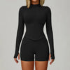 SWELTERING 2/3PCS Seamless Yoga Set Gym Clothes Sportswear Fitness Suits Women Workout Bra Crop Top Long Sleeve Sports Suits