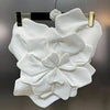 DEAT Fashion New Women's Multi 3D Flower Strapless Tops 2026 Summer Trendy Sleeveless Backless Zipper Camisole Female 11XX9050