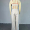 Pants Sets Women Sexy Camisole Top Straight Trousers 2 Piece Suit 3d Flower Backless Spaghetti Strap Tops Summer Outfits 2026
